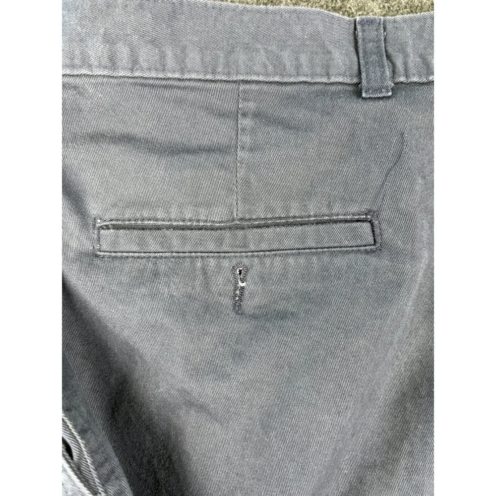 Dockers Classic Fit Pleated Chinos Mens 33x32 Navy Blue Cotton Twill Pants